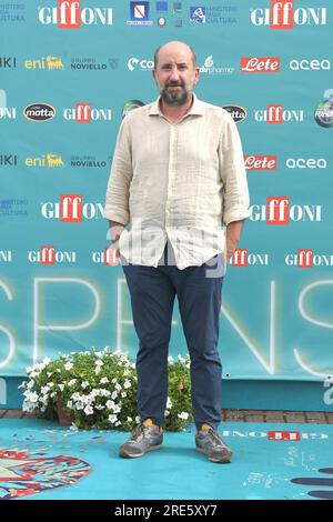 Giffoni Vallepiana, Italien. 25. Juli 2023. Giffoni Vallepiana Giffoni Film Festival 2023 Antonio Albanese, auf dem Foto: Kredit: Unabhängige Fotoagentur/Alamy Live News Stockfoto