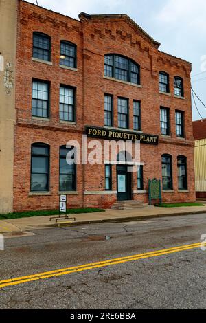 Das Ford Piquette Avenue Werk in Detroit, Michigan. Die 1904 erbaute historische Stätte ist heute ein Museum Stockfoto