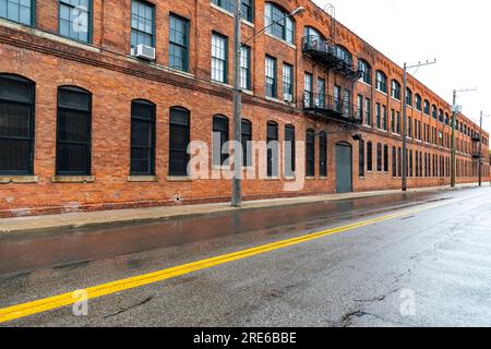 Das Ford Piquette Avenue Werk in Detroit, Michigan. Die 1904 erbaute historische Stätte ist heute ein Museum Stockfoto