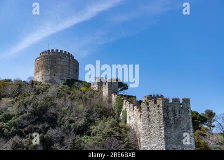 Ein Bild der Rumeli-Festung. Stockfoto