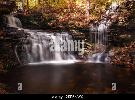 Einer der Wasserfälle bei Glenn Rickets Stockfoto