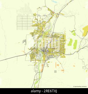 Vector Stadtplan von Albuquerque New Mexico USA Stock Vektor