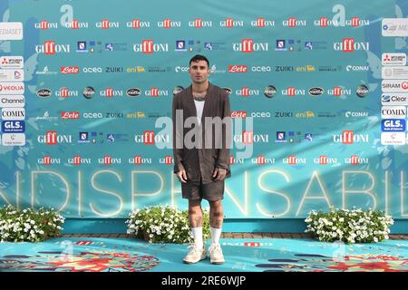 Giffoni Vallepiana, Italien. 25. Juli 2023. Giffoni Vallepiana Giffoni Film Festival 2023 Junior Cally, auf dem Foto: Kredit: Unabhängige Fotoagentur/Alamy Live News Stockfoto