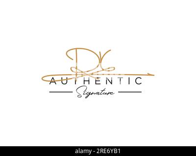 RR Signature-Logo-Vorlage Vektor. Stock Vektor