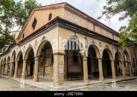 PLOWDIW, BULGARIEN - 29. JULI 2019: Sveta Marina Kirche in Plowdiw, Bulgarien Stockfoto