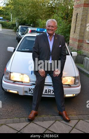 Graham Cole OBE mit Sierra One Car auf der Bill Reunion 1, veranstaltet von Misty Moon Events im Cinema Museum, London - September 2017 Stockfoto