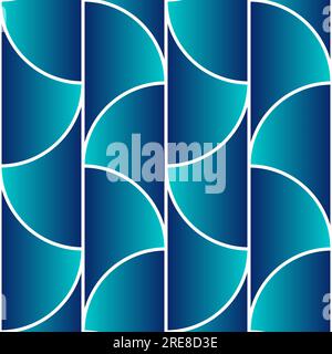 Nahtlose holographische Muster Verlaufsgeometrie Vektordarstellung Vinyltapete Stock Vektor