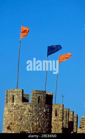 Das Schloss von Obidos Estemadura Portugal Stockfoto