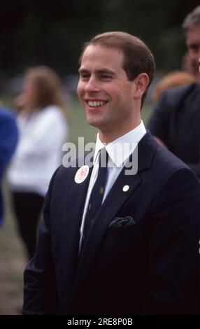 Prince Edward atr Battersea Park am 16. September 1990 Foto vom Henshaw Archive Stockfoto