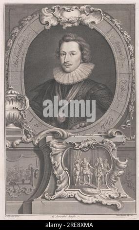 George Villiers, erster Herzog von Buckingham, ca. 1745, von Jacobus Houbraken Stockfoto