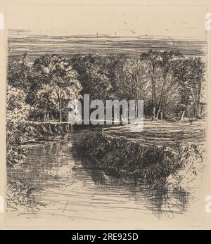 Dundrum River 1863 von Francis Seymour Haden Stockfoto