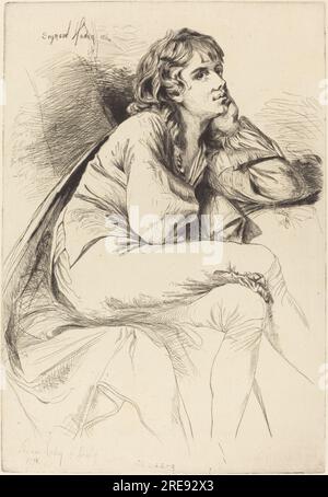 Francis Seymour Haden nach Joseph Wright, Thomas Haden von Derby, 1864, Ätzen und Trocknen auf liegendem Papier, Geschenk von Jacob Kainen, 2002.98.121 Stockfoto