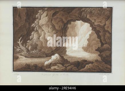 Neptun's Grotto in Tivoli zwischen 1786 und 1819 Uhr von Sir Richard Hoare Stockfoto