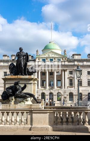 Der Innenhof von Somerset House, The Strand, City of Westminster, Greater London, England, Vereinigtes Königreich Stockfoto