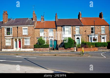 Periodeneigentum, Monk Gate, York, Yorkshire, England Stockfoto