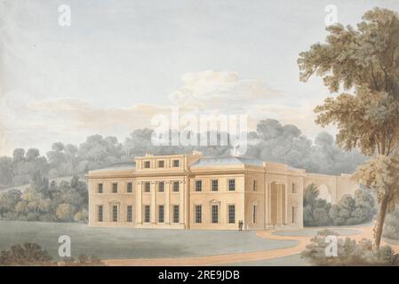 Dinton House, Wiltshire: Perspective View circa 1812 von Jeffry Wyatville Stockfoto