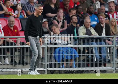 Eindhoven, Niederlande. 26. Juli 2023. EINDHOVEN, NIEDERLANDE - JULI 26: Während des Vorsaison-Freundschaftsspiels zwischen PSV und dem FC Eindhoven im Philips Stadion am 26. Juli 2023 in Eindhoven, Niederlande (Foto von Jeroen Meuwsen/Orange Pictures). Guthaben: Orange Pics BV/Alamy Live News Stockfoto