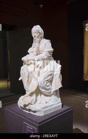 Vierge a L'enfant von Christophe Veyrier Palaix des Beaux Arts Marseille Frankreich Stockfoto