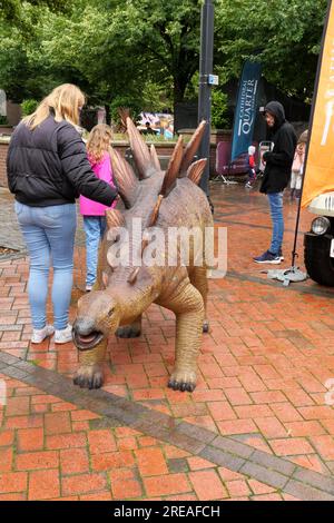 Derby Dinosaurs - Cathedral Quarter 2023 Stockfoto