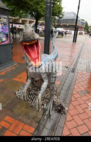 Derby Dinosaurs - Cathedral Quarter 2023 Stockfoto