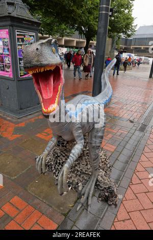 Derby Dinosaurs - Cathedral Quarter 2023 Stockfoto