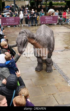 Derby Dinosaurs - Cathedral Quarter 2023 Stockfoto