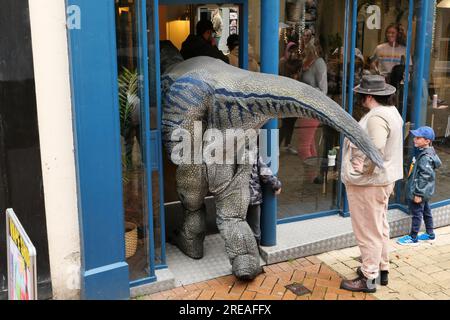 Derby Dinosaurs - Cathedral Quarter 2023 Stockfoto