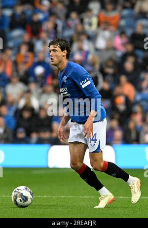 Glasgow, Großbritannien. 26. Juli 2023. Sam Lammers of Rangers während des Vorsaison Freundschaftsspiels im Ibrox Stadium, Glasgow. Das Bild sollte lauten: Neil Hanna/Sportimage Credit: Sportimage Ltd/Alamy Live News Stockfoto