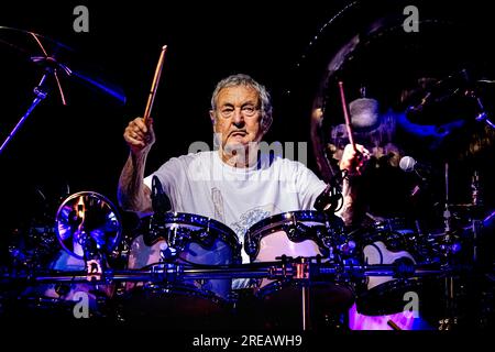 Nick Mason in Konzert im Anfiteatro del Vittoriale in Gardone Riviera Foto von Andrea Ripamonti Stockfoto