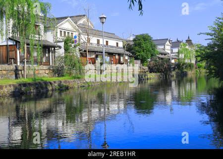 Kurashiki Bikan Historische Gegend am Morgen Stockfoto