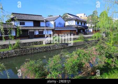 Kurashiki Bikan Historische Gegend am Morgen Stockfoto