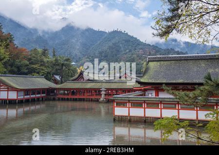 Die Insel Miyajima in Aki Stockfoto