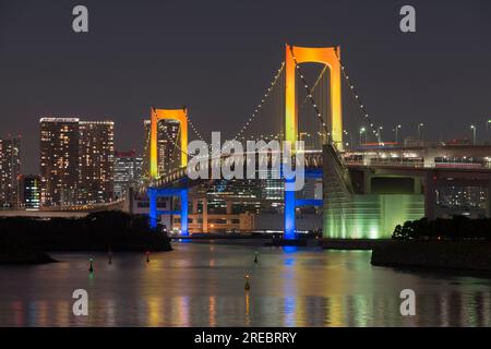 Regenbogen-Brücke Stockfoto