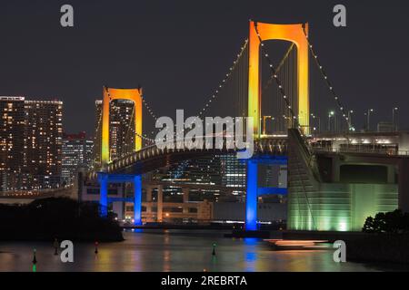 Regenbogen-Brücke Stockfoto