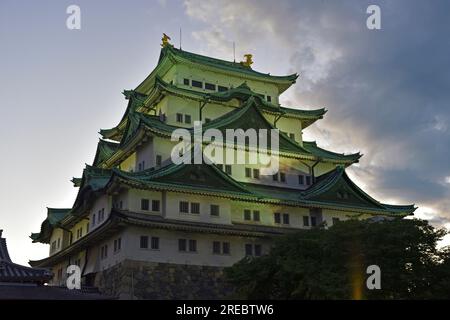 Schloss Nagoya Honmaru Stockfoto