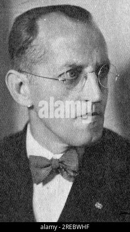 Tutein, Karl, 26.8.1887 - 19.12.1984, deutscher Dirigent, Druck auf Foto, ca. 1940, NUR REDAKTIONELL Stockfoto