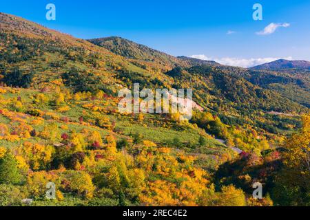 Hachimantai Aspite Line Stockfoto