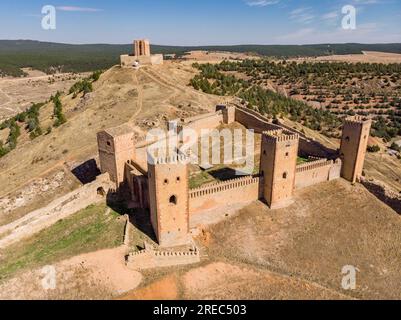 Festung von Molina de los Caballeros, Molina de Aragón, Provinz Guadalajara, Spanien, Stockfoto