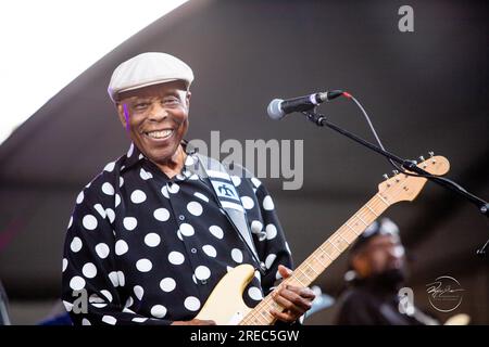 Buddy Guy Konzert 2023 france 30iéme Cognac Blues Passion Stockfoto