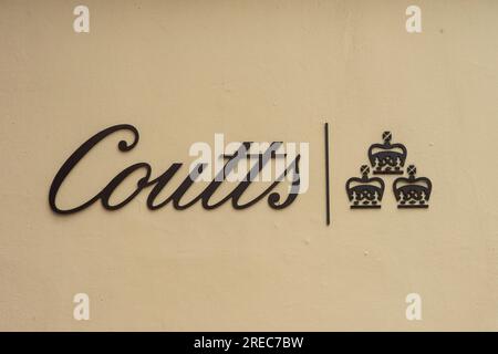 Coutts Private Bank and Wealth Manager, London, Großbritannien Stockfoto