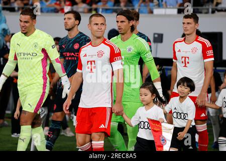 Nationalstadion, Tokio, Japan. 26. Juli 2023. Joshua Kimmich (Bayern), 26. Juli 2023 - Fußball/Fußball : Freundschaftsspiel zwischen dem FC Bayern München 1-2 Manchester City im Nationalstadion, Tokio, Japan. Kredit: AFLO/Alamy Live News Stockfoto