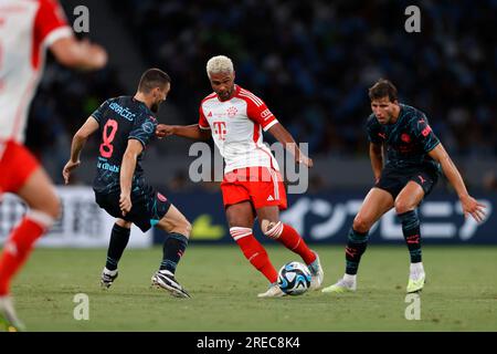 Nationalstadion, Tokio, Japan. 26. Juli 2023. Serge Gnabry (Bayern), 26. Juli 2023 - Fußball/Fußball : Freundschaftsspiel zwischen dem FC Bayern München 1-2 Manchester City im Nationalstadion Tokio, Japan. Kredit: AFLO/Alamy Live News Stockfoto