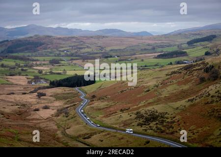 Snowdonia im Winter Stockfoto