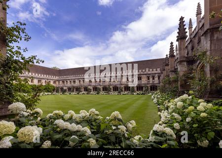 Magdalen College Cloisters, Oxford University, Oxford, Oxfordshire, England, UK Stockfoto