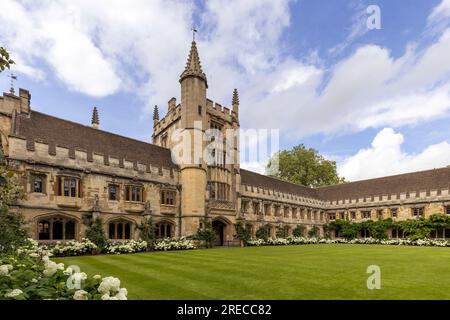 Magdalen College Cloisters, Oxford University, Oxford, Oxfordshire, England, UK Stockfoto