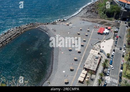 Ponta do Sol an der Südküste Madeiras genießt die meisten Sonnenstrahlen. Stockfoto