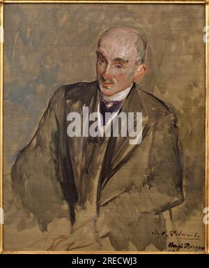 Etude pour le Portrait de Henri Bergson (1859-1941). Peinture de Jacques Emile (Jacques-Emile) Blanche (1861-1942), Huile sur toile, 1911, Art francais 20e Siecle. Musée des beaux Arts de Rouen. Stockfoto