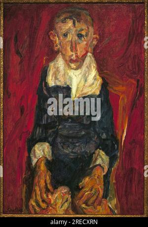 Ich Idiot. Peinture de Chaim Soutine (1893-1943), huile sur toile, Debüt 20e Siecle. Musée des Beaux Arts d'Avignon. Stockfoto