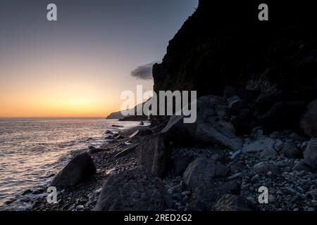 Ponta do Sol an der Südküste Madeiras genießt die meisten Sonnenstrahlen. Stockfoto