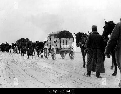 Deutsche Vorratssäule vorne vor Moskau. Foto: Cusian. [Maschinelle Übersetzung] Stockfoto